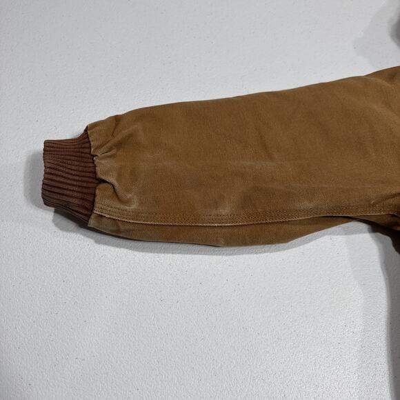 Carhartt Kids Heavy Duty Quilted Jacket Hooded Canvas Size XXS (4-5) Fall Winter - Picture 10 of 16